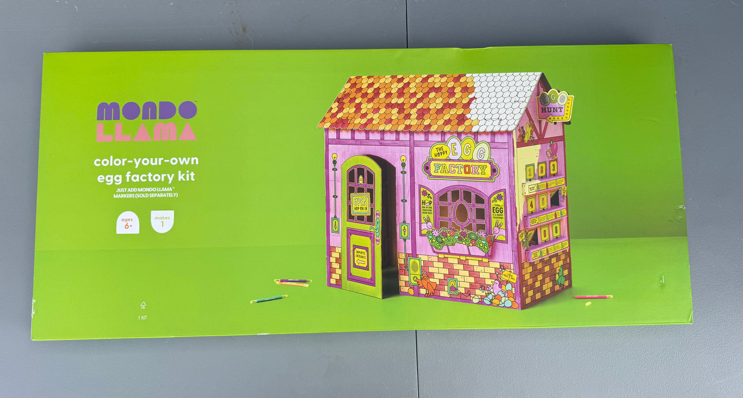 Easter Craft Color-Your-Own Egg Factory Fort - Mondo Llama™
