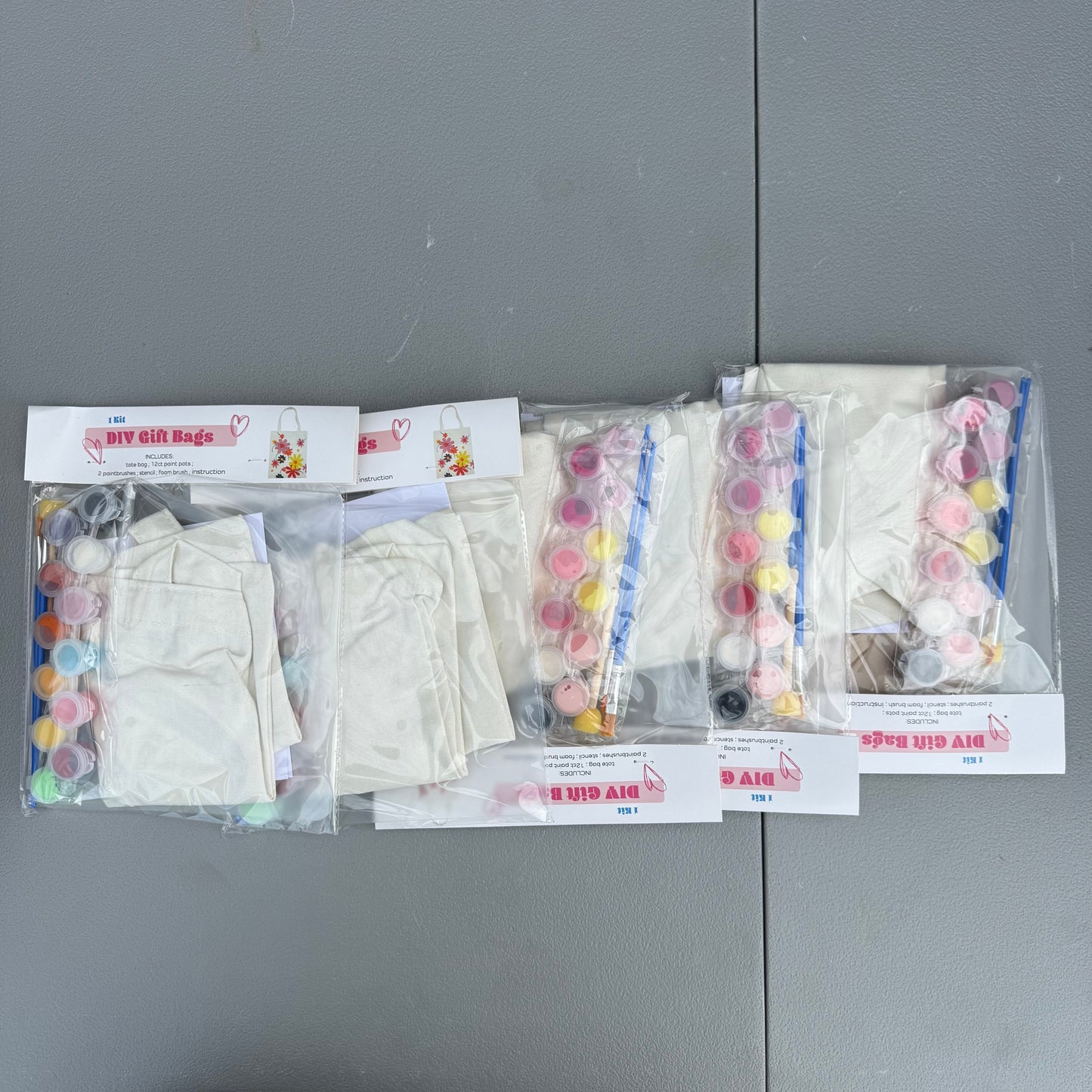 Box of 5 DIY Gift Bag Kits