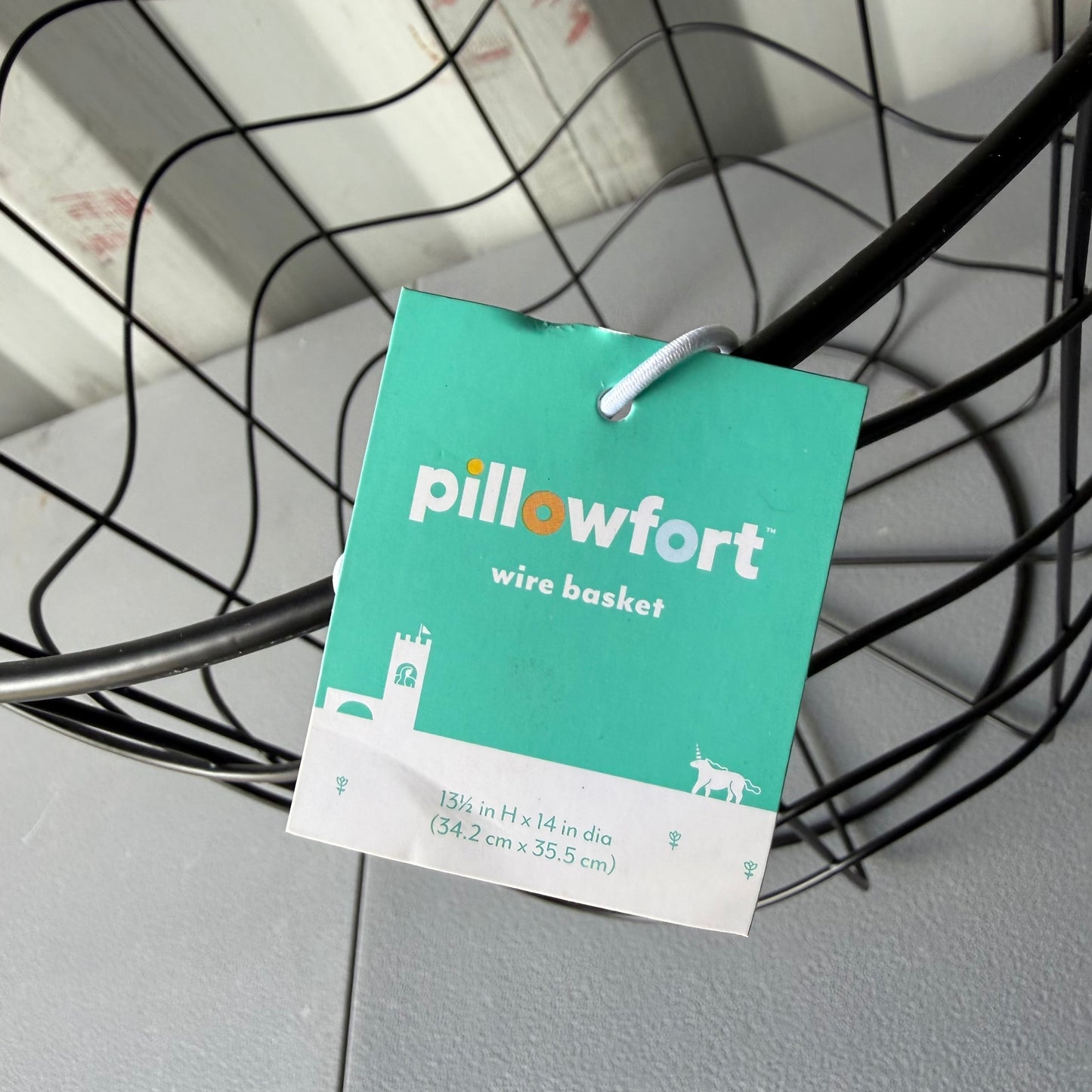 Set of 2 Wave Wire Storage Black - Pillowfort™