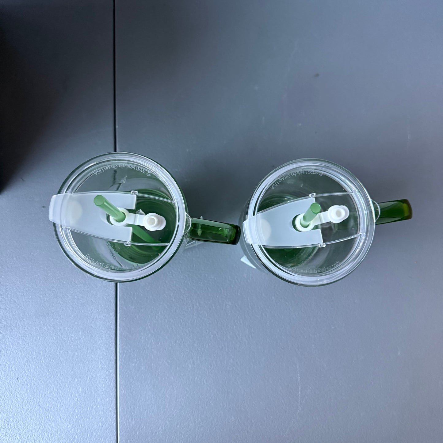 Set of 2 Glass Tumblers Green - Bullseye's Playground™