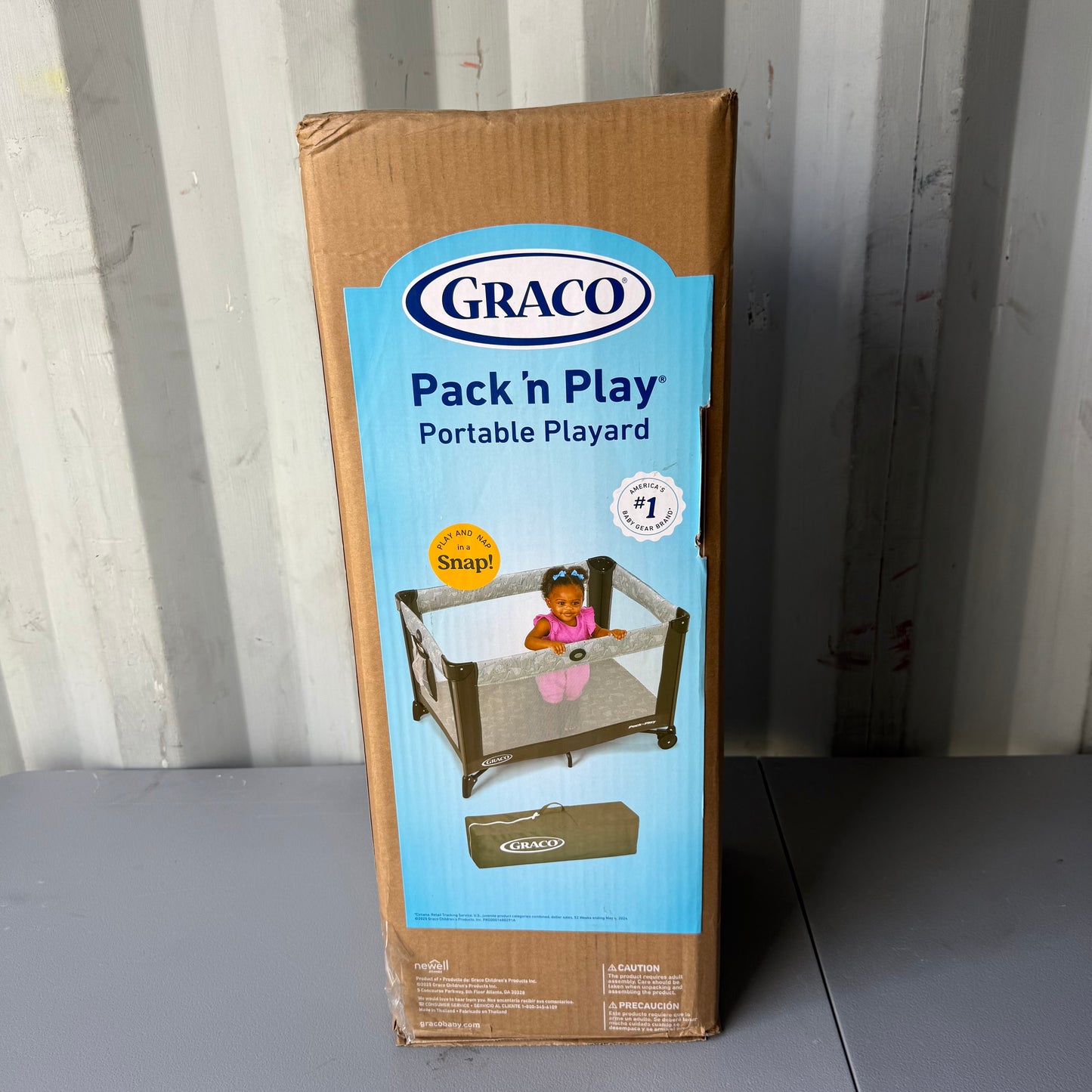 Graco Pack 'n Play Portable Playard - Marty: Locking Wheels, Carrying Bag, Folds for Easy Transport