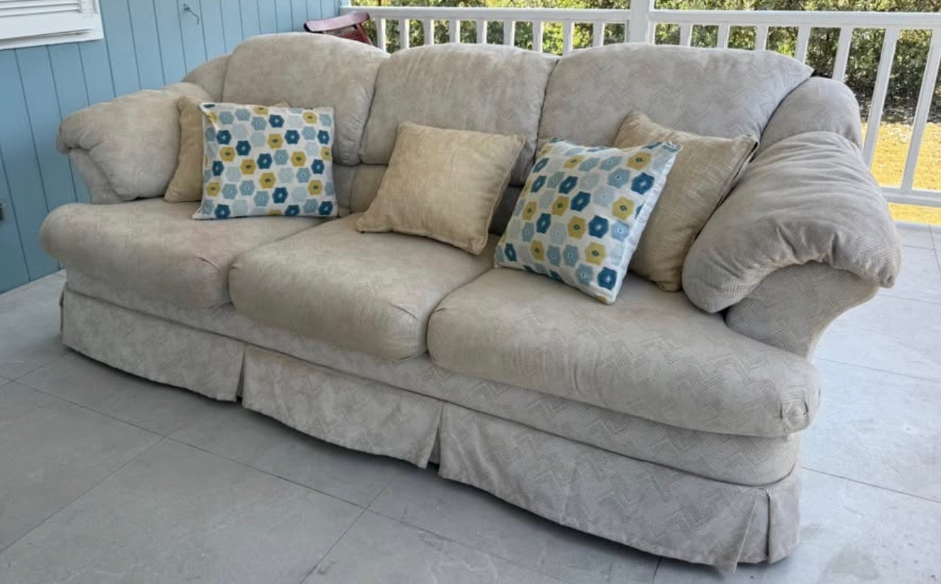 3 Seater Sofa w/ Cushions