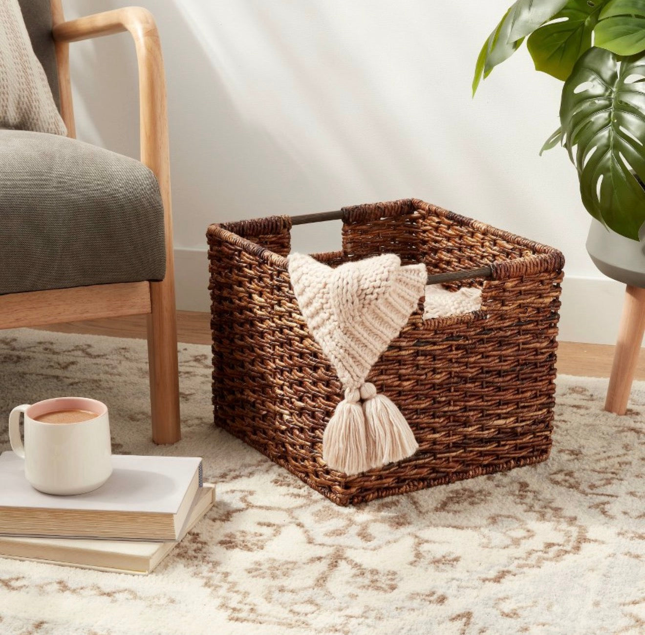 Large Woven Abaca Crate - Brightroom™