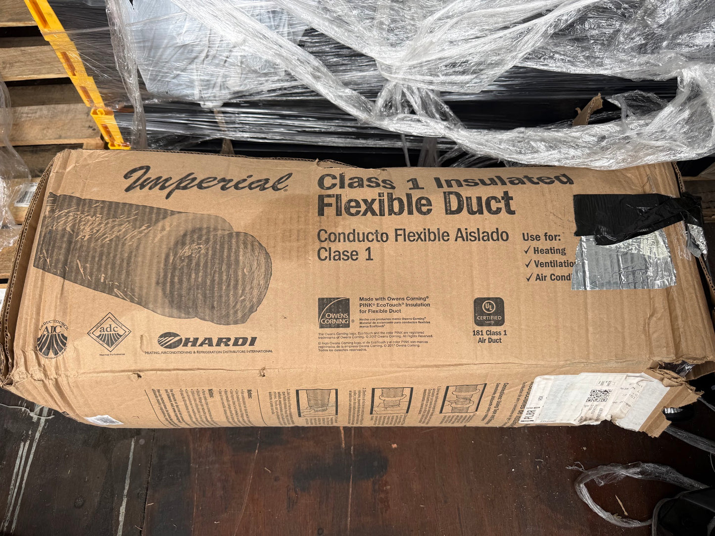 Rubber-Cal 4-in x 25.0-ft Aluminum Insulated Flexible Duct