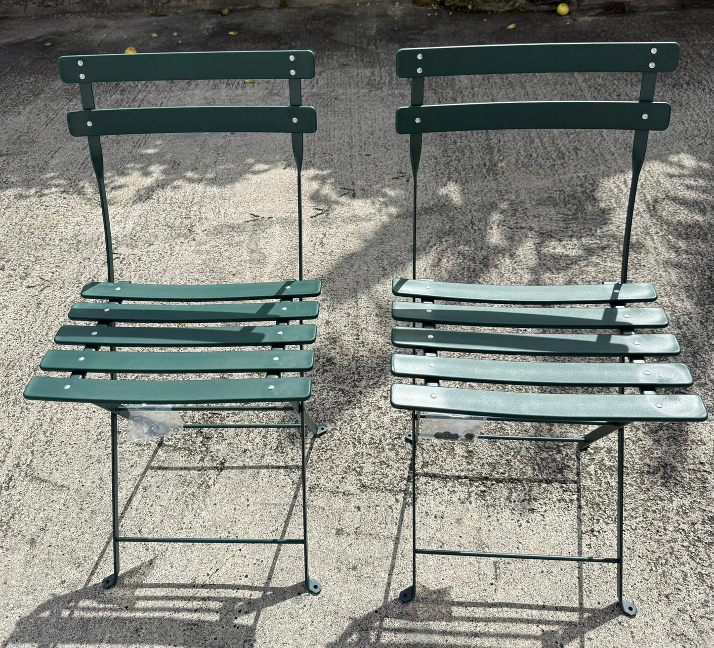 Fermob Bistro Duraflon Steel Outdoor Folding Chair - Cedar Green