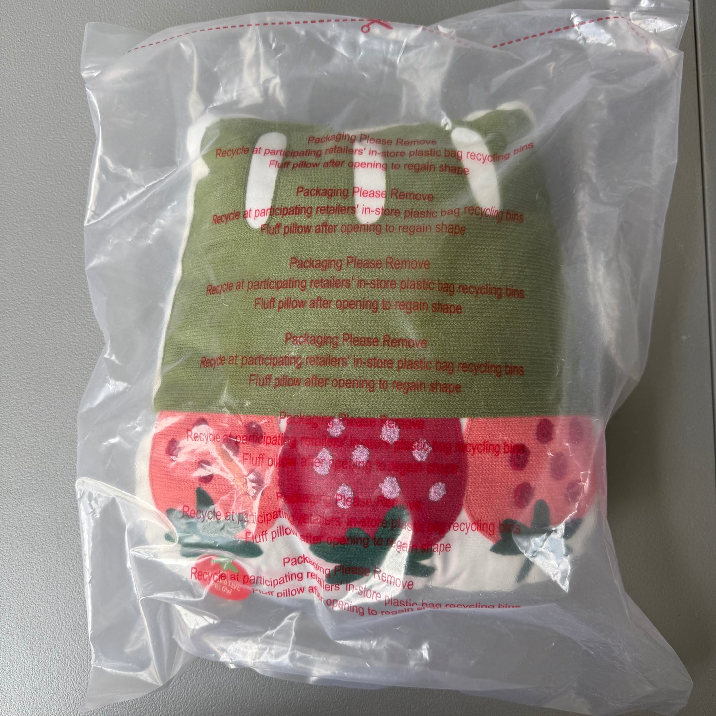 Bullseye's Playground Strawberry Basket Plush Decorative Pillow
