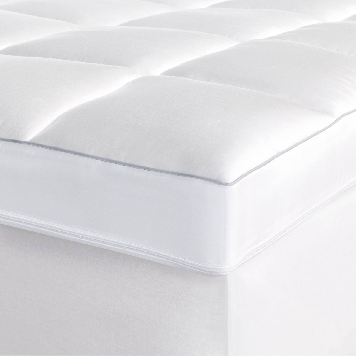Queen Premium Cooling 4" Dual Layer Memory Foam Mattress Topper - Casaluna™