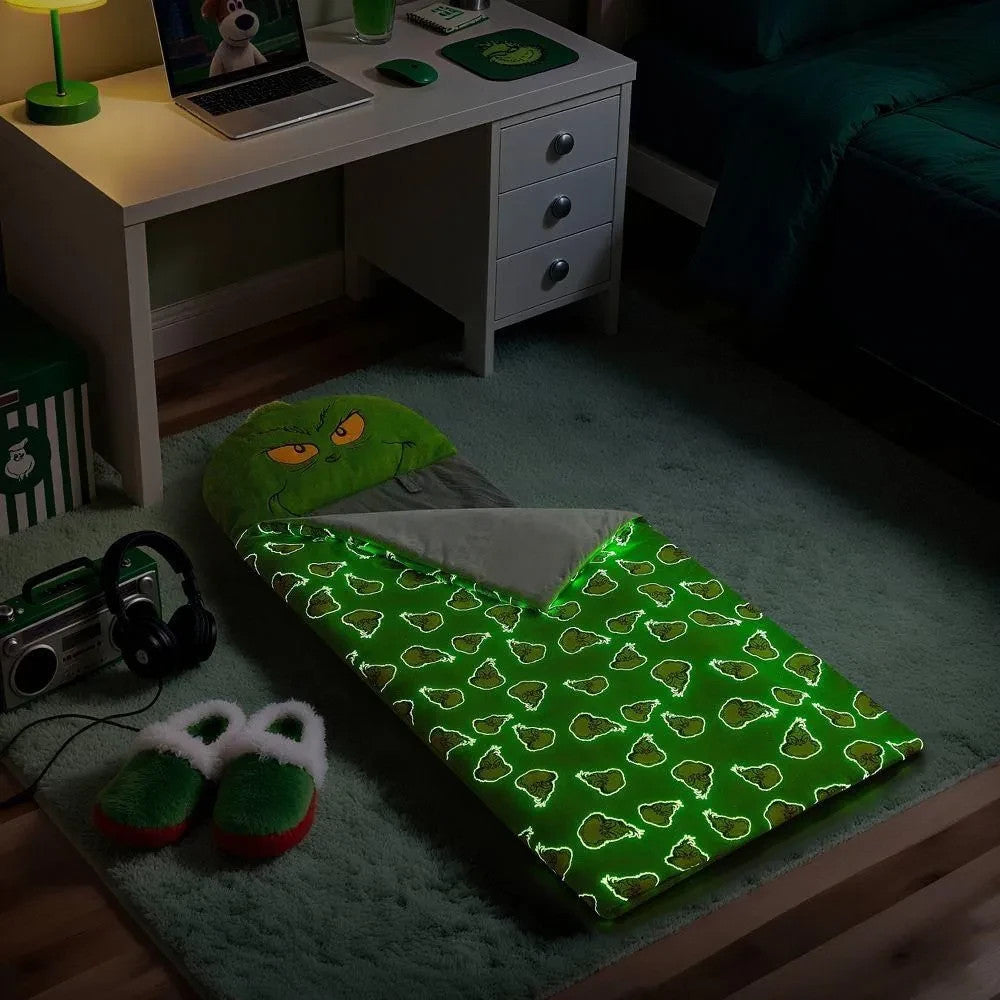 The Grinch Glow-in-the-Dark Kids' Slumber Bag