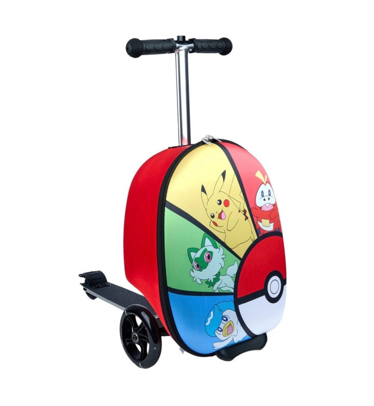 Pokemon Kids' Hardside Carry On Scooter Suitcase