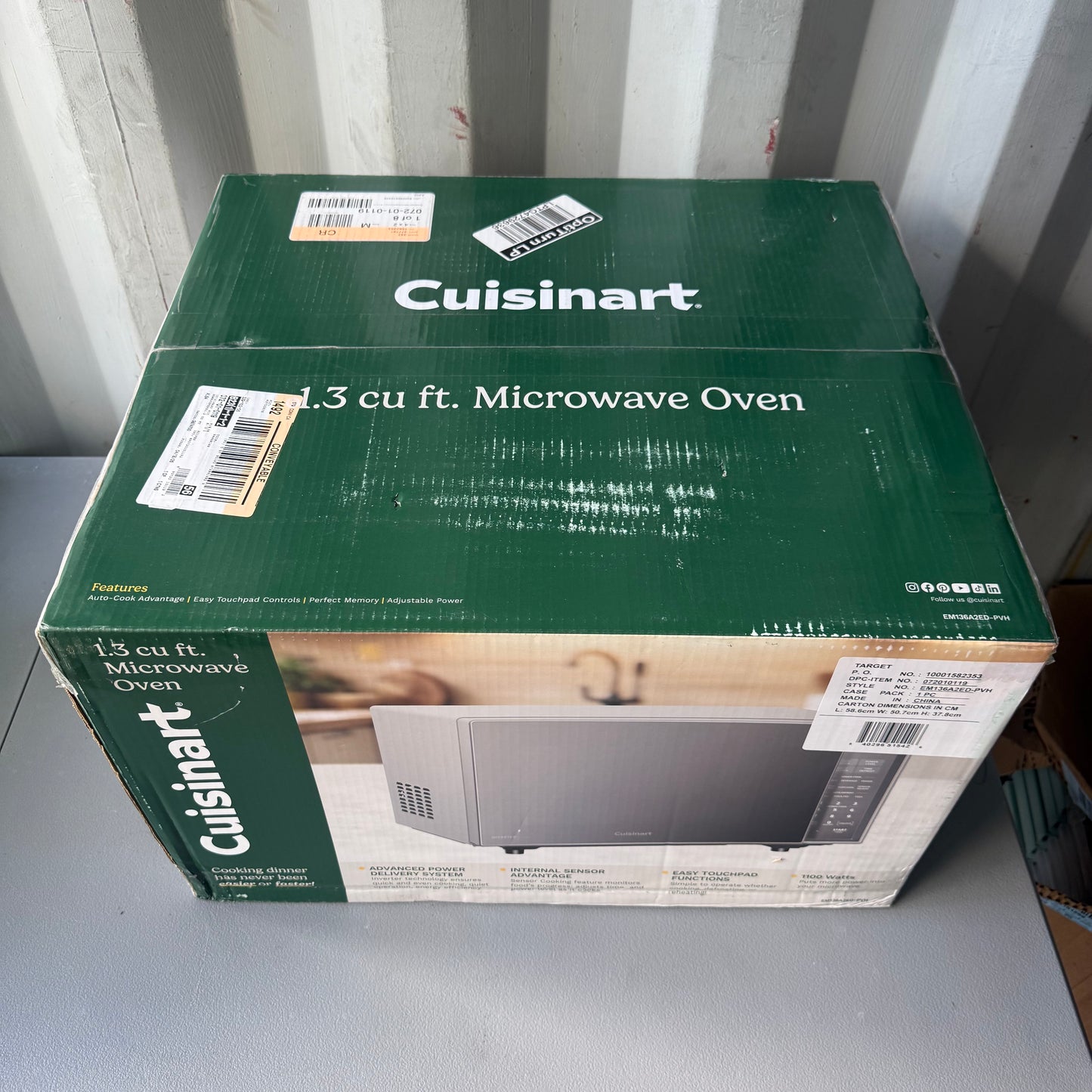 Cuisinart 1.3 cu ft Inverter Mirror Microwave