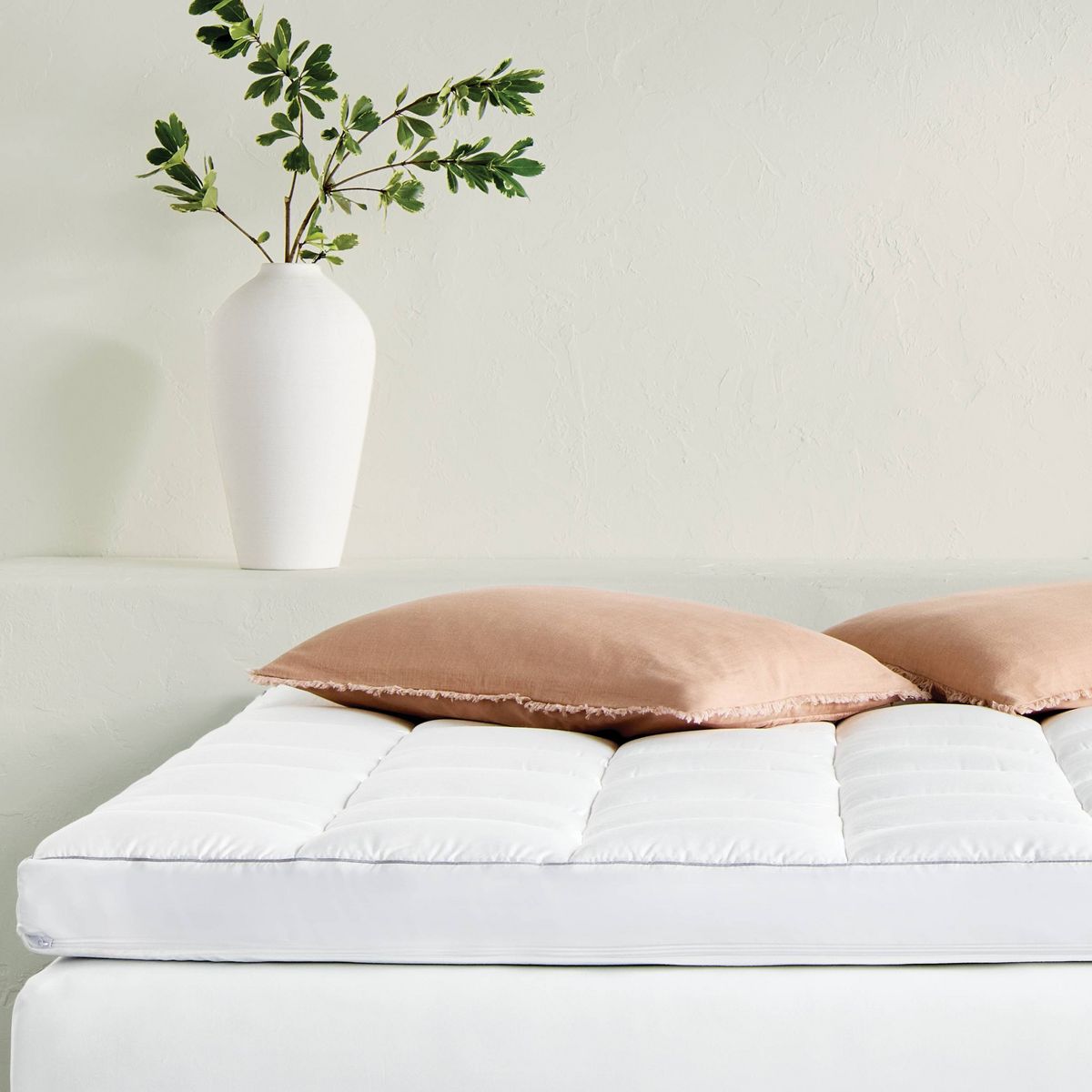 Queen Premium Cooling 4" Dual Layer Memory Foam Mattress Topper - Casaluna™