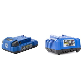 Kobalt 24 -Volt 1 -Pack Battery and Charger (2 Ah Lithium-ion)