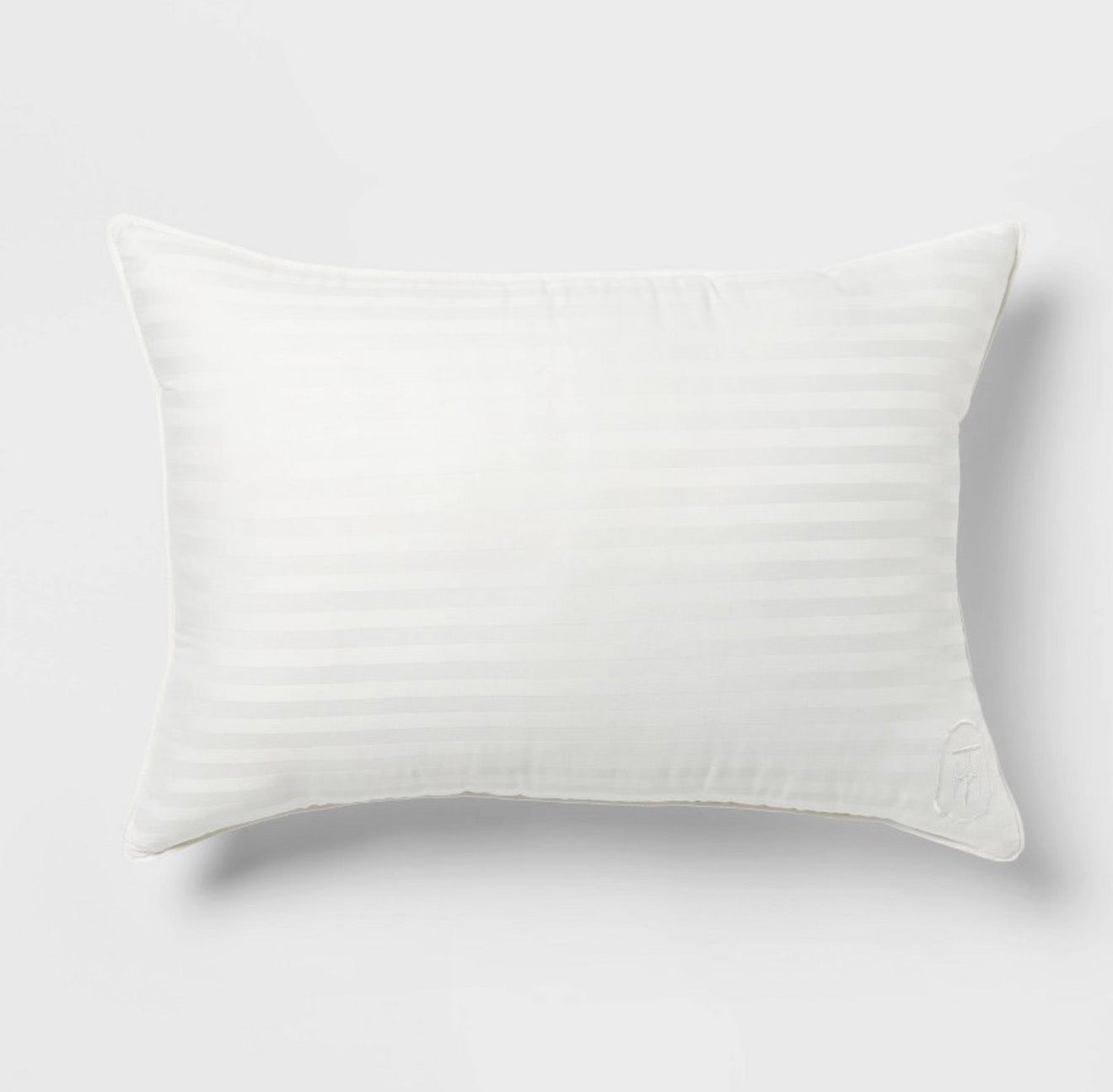 Set of 3 Threshold Hotel Sateen Down Alternative Firm Pillow (Standard/Queen, 20x28 in)