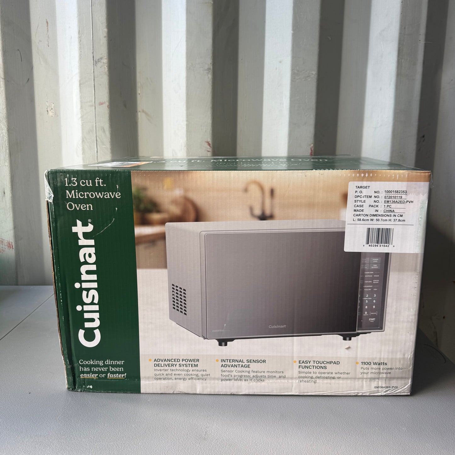 Cuisinart 1.3 cu ft Inverter Mirror Microwave