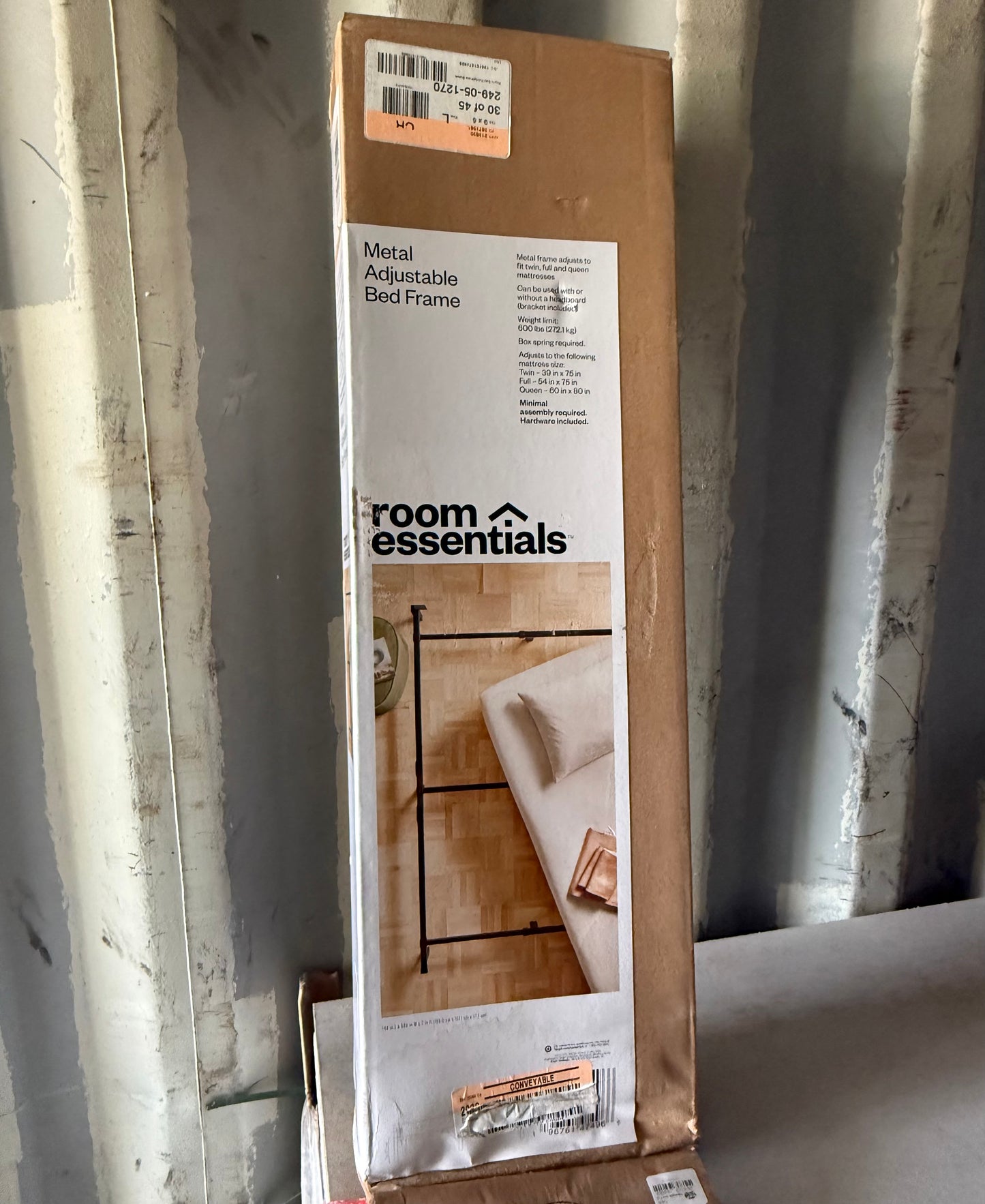 Adjustable Bed Frame Black - Room Essentials™