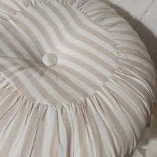 Set of 2 16"x16" Round Striped Decorative Throw Pillows - Threshold™