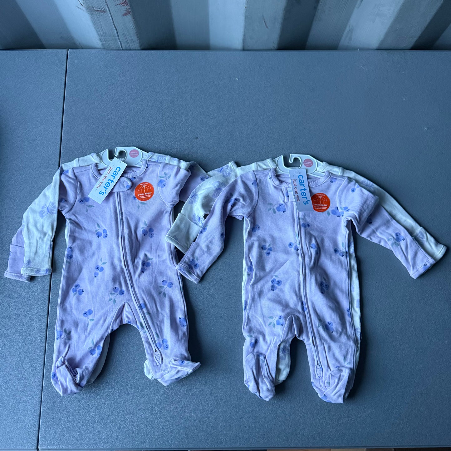 Carter's Just One You® Baby Girls' 4 Pack Floral Long Sleeve Sleep N' Play Footed Pajamas - Newborn