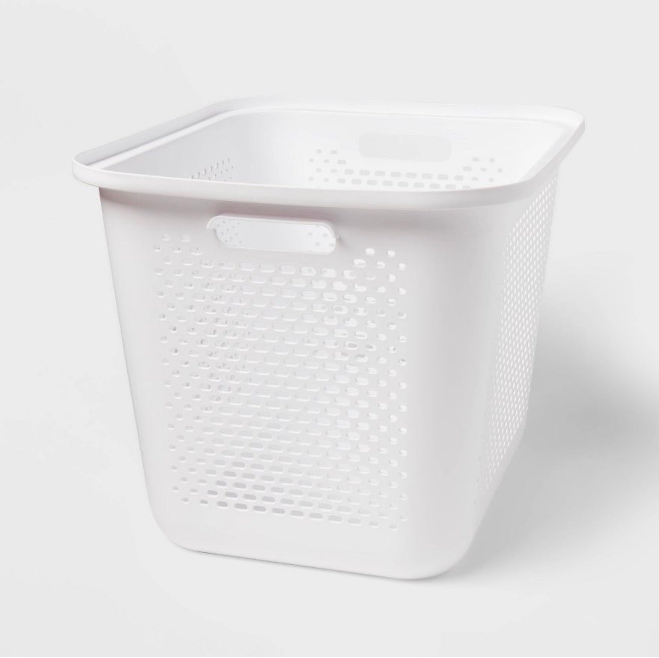 Set of 6 Decorative Plastic Bin with Cutout Handles - Brightroom™