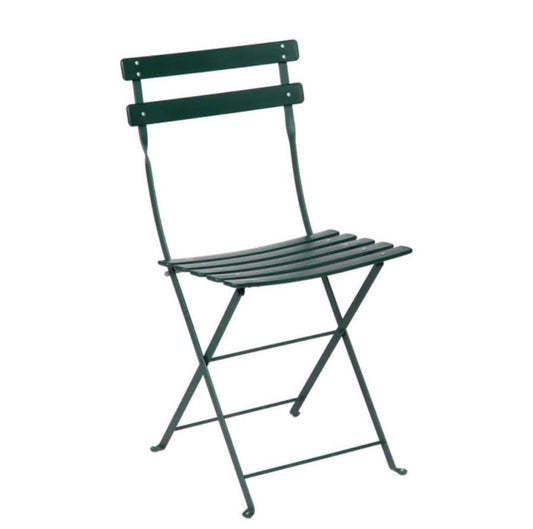 Fermob Bistro Duraflon Steel Outdoor Folding Chair - Cedar Green