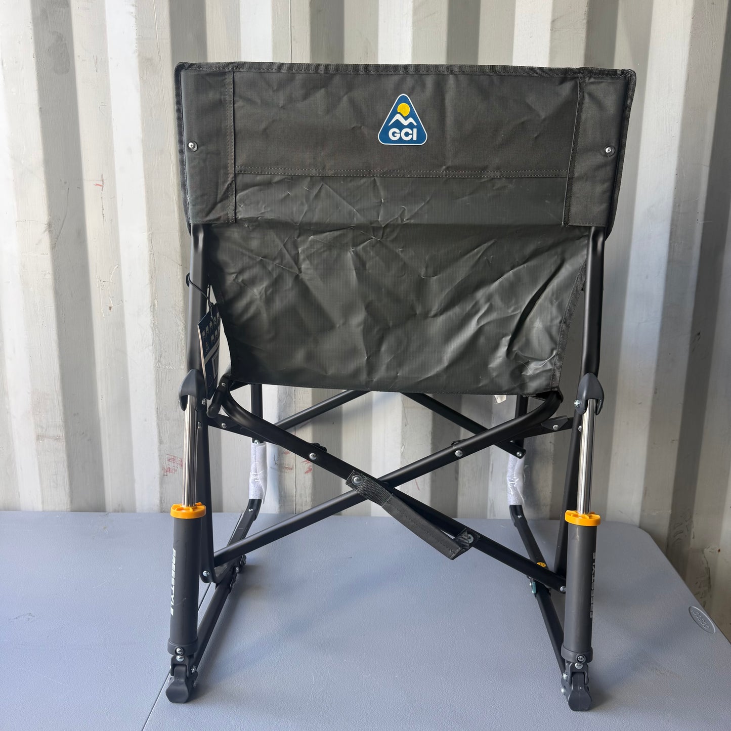 GCI Outdoor Freestyle Rocker Portable Rocking Camping Chair - Dark Charcoal