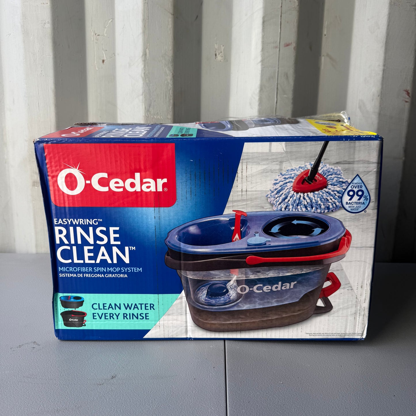 O-Cedar RinseClean Spin Mop & Bucket System: Cleaning Tools and Accessories