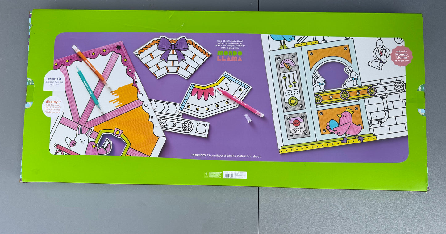 Easter Craft Color-Your-Own Egg Factory Fort - Mondo Llama™