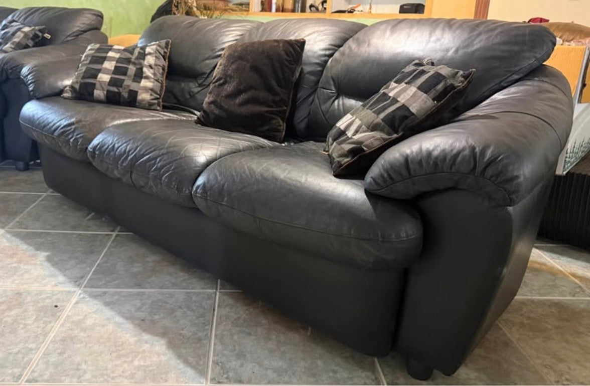 Genuine Leather 3 Seater Sofa