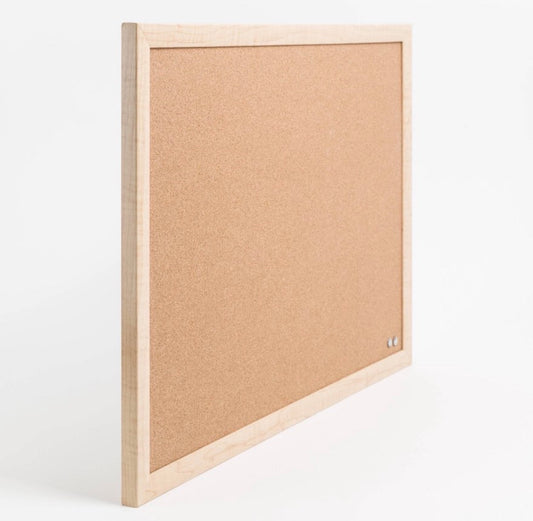 U Brands 23"x17" Cork Bulletin Board with Wood Frame