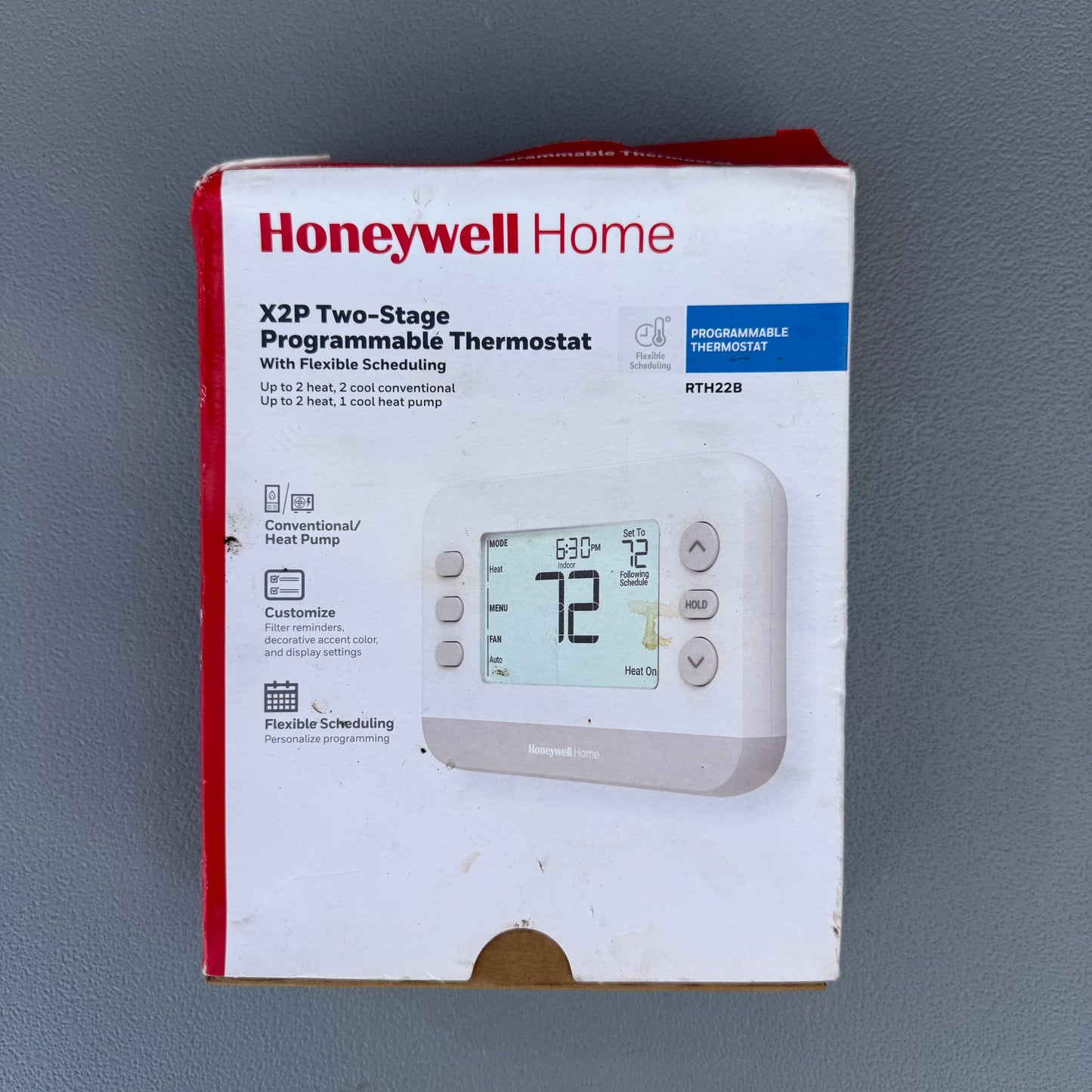 Honeywell Home X1N 24-Volt Mechanical Non-Programmable Thermostat Single-Stage