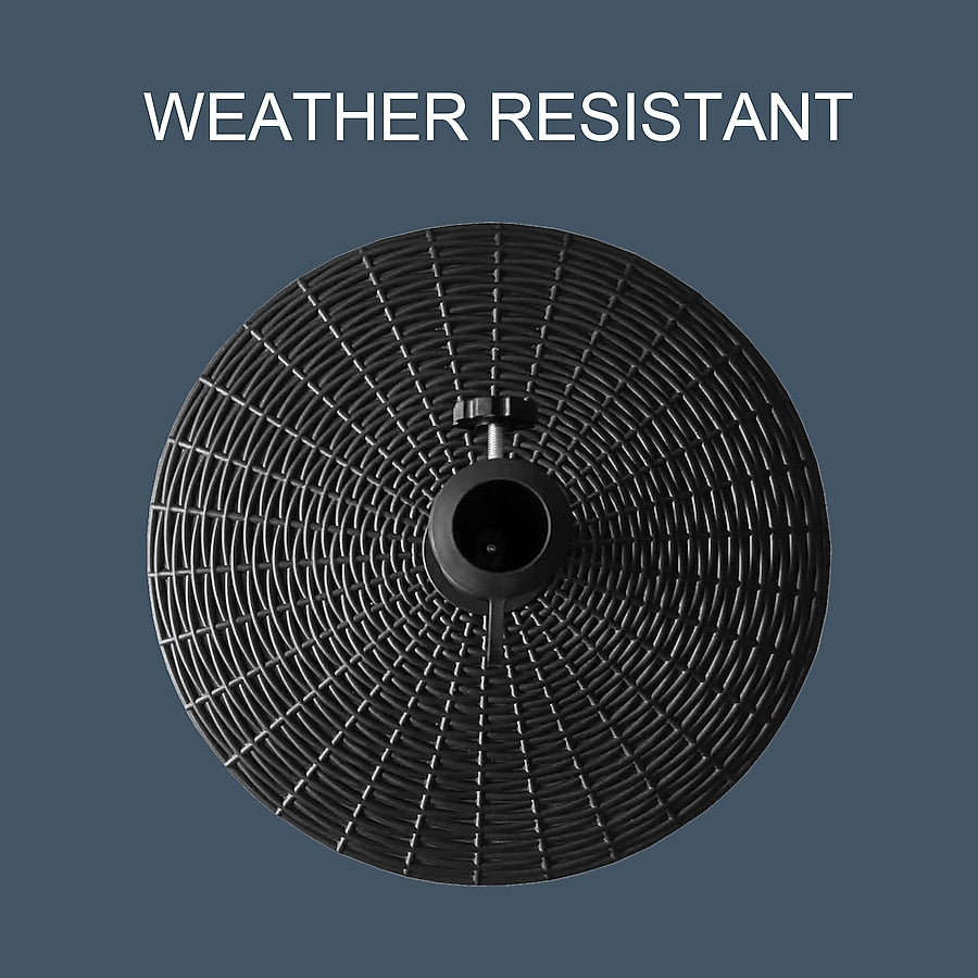 Style Selections 50-lb Black HDPE Plastic Patio Umbrella Base