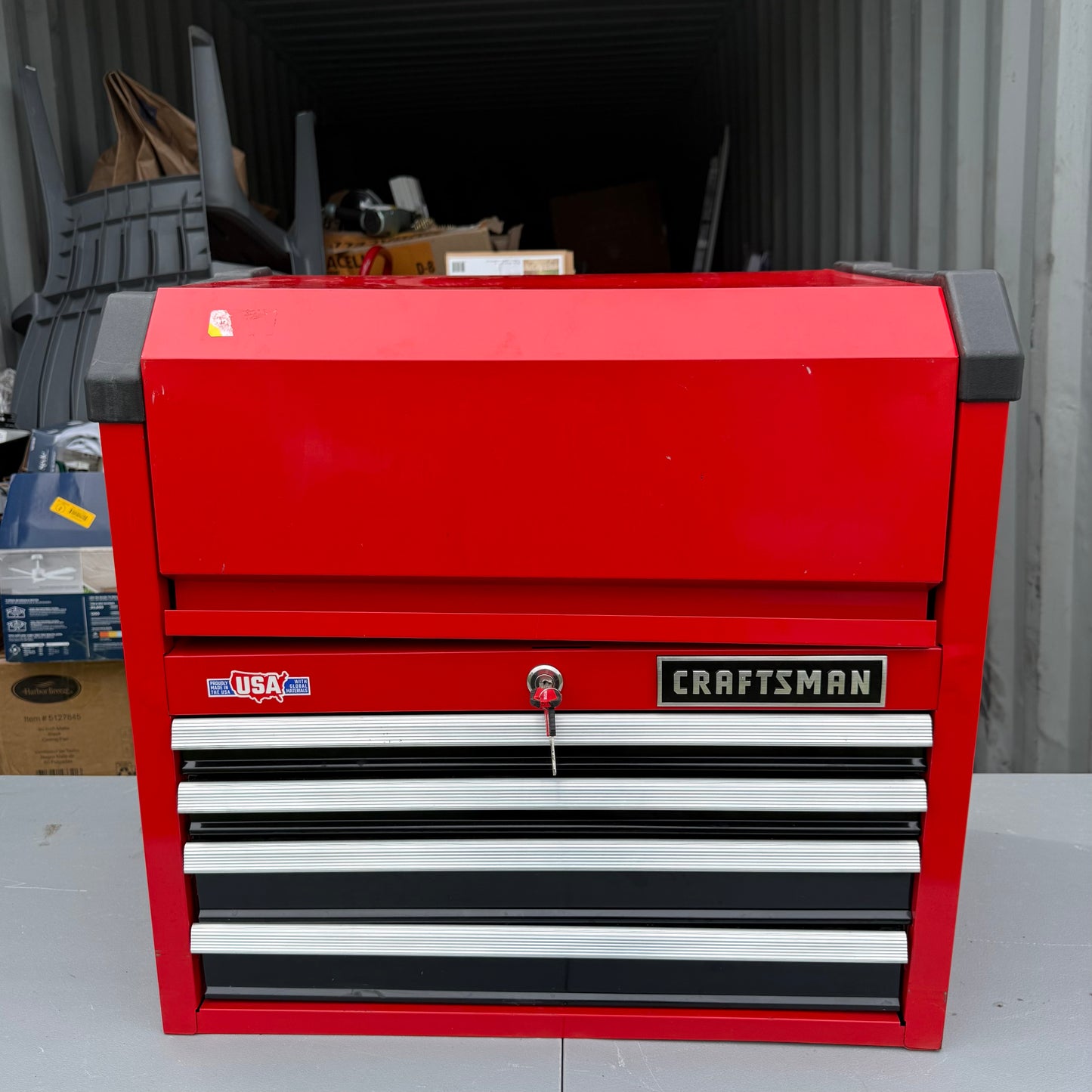 CRAFTSMAN 2000 Series 26.68-in W x 24.74-in H x 16.32-in D 4 -Drawer Steel Tool Chest (Red)