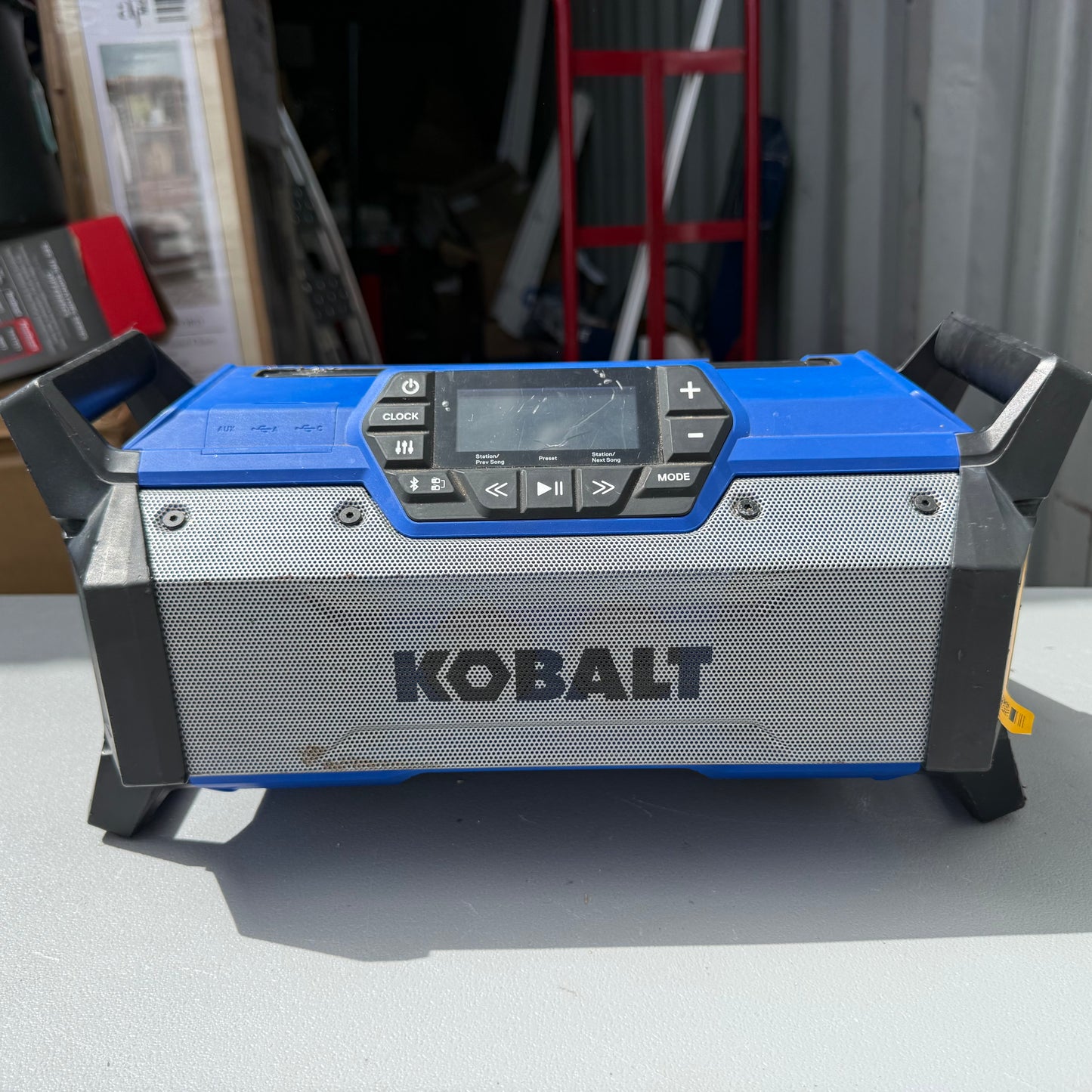 Kobalt 24-Volt Water Resistant Cordless Bluetooth Jobsite Radio