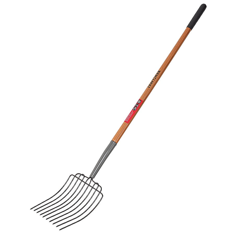 CRAFTSMAN 48 L Wood Handle Steel Bedding Fork