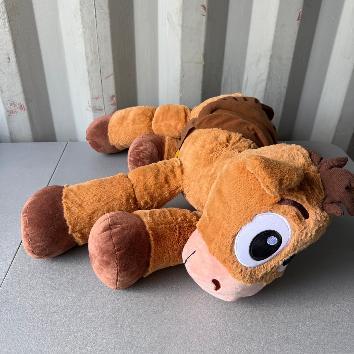 Disney and Pixar Toy Story 5 Ginormous Plush Toys, 24" Scale Bullseye Soft Doll Stuffed Animal