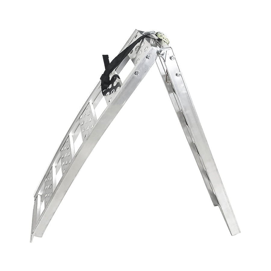 Set of 2 Aluminum Kobalt 0.93-ft x 7.53-ft 1500-lb Capacity Arched Folding Loading Ramp