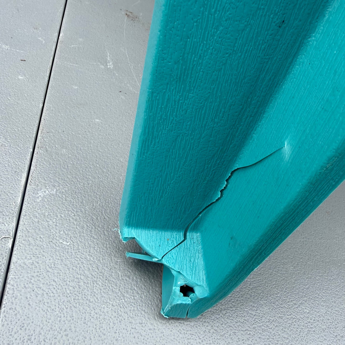 Adams Manufacturing RealComfort Stackable Teal Resin Frame Stationary Adirondack Chair