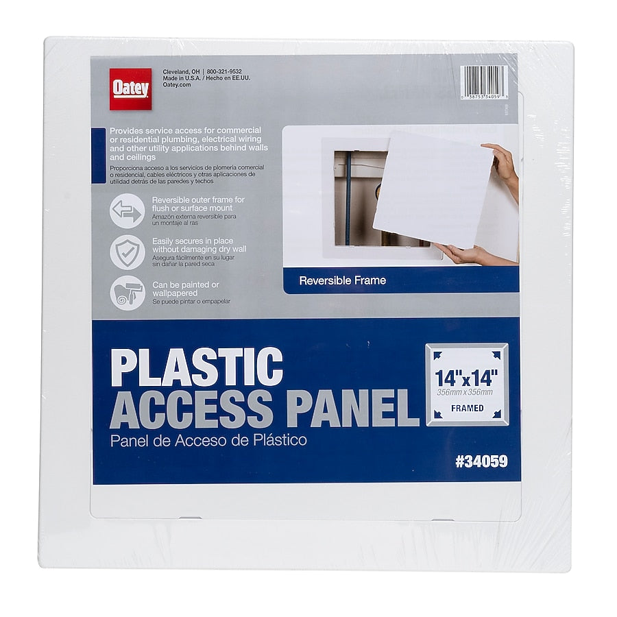 Oatey 14-in x 14-in Plastic Access Panel
