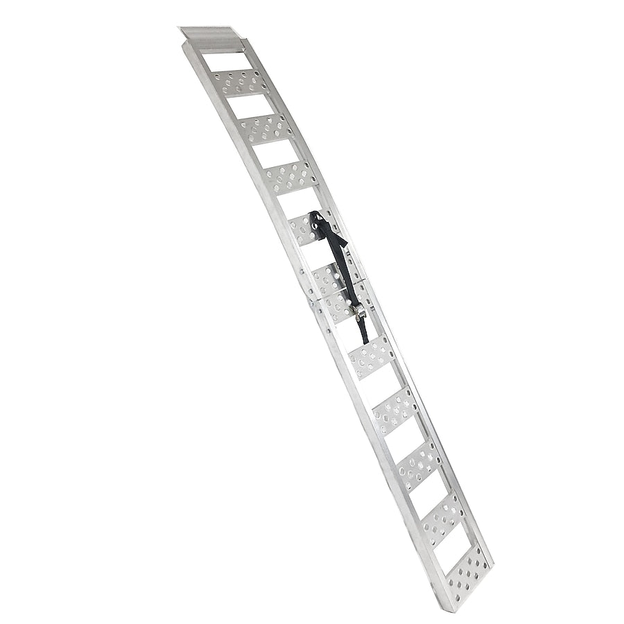 Set of 2 Aluminum Kobalt 0.93-ft x 7.53-ft 1500-lb Capacity Arched Folding Loading Ramp