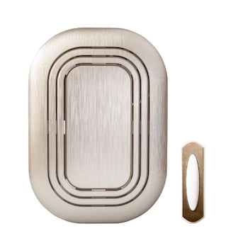 Utilitech Satin Nickel Wireless Doorbell Chime