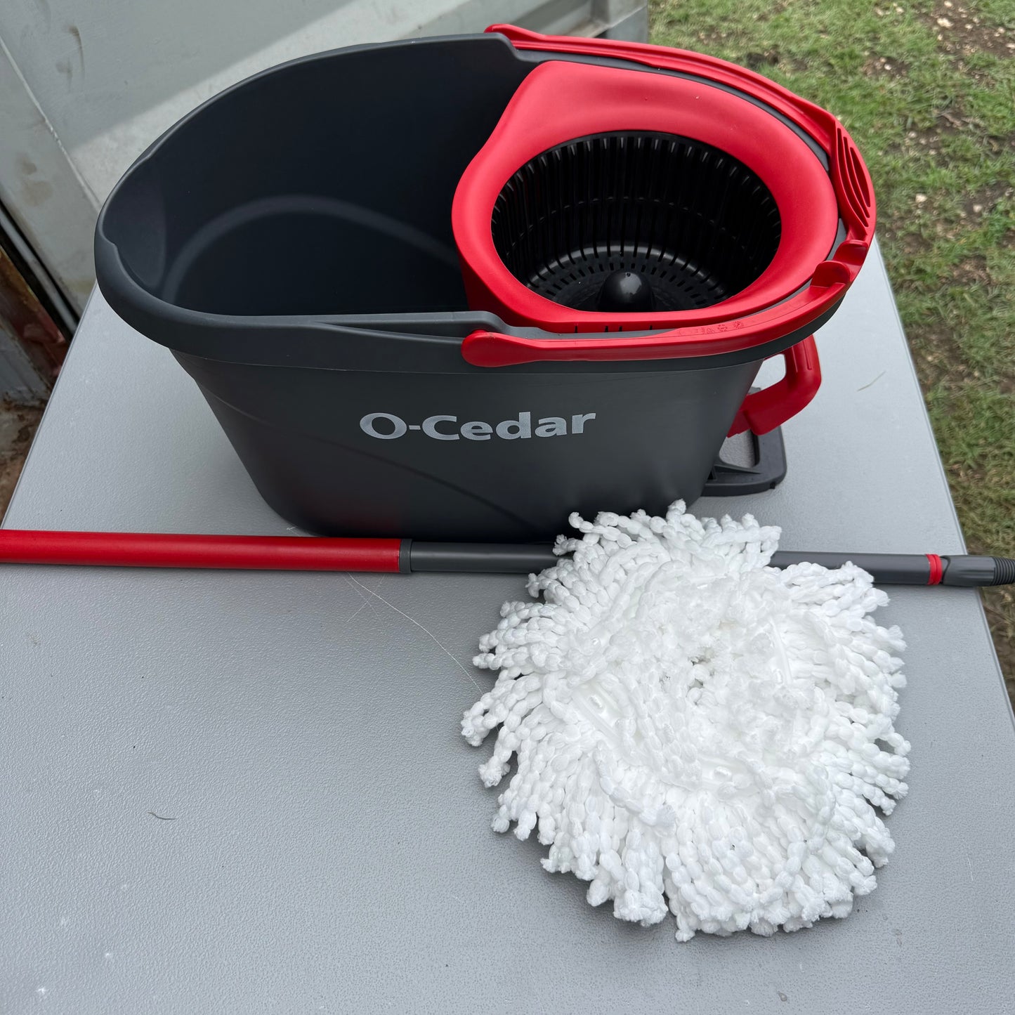 O-Cedar EasyWring Spin Mop With Bucket