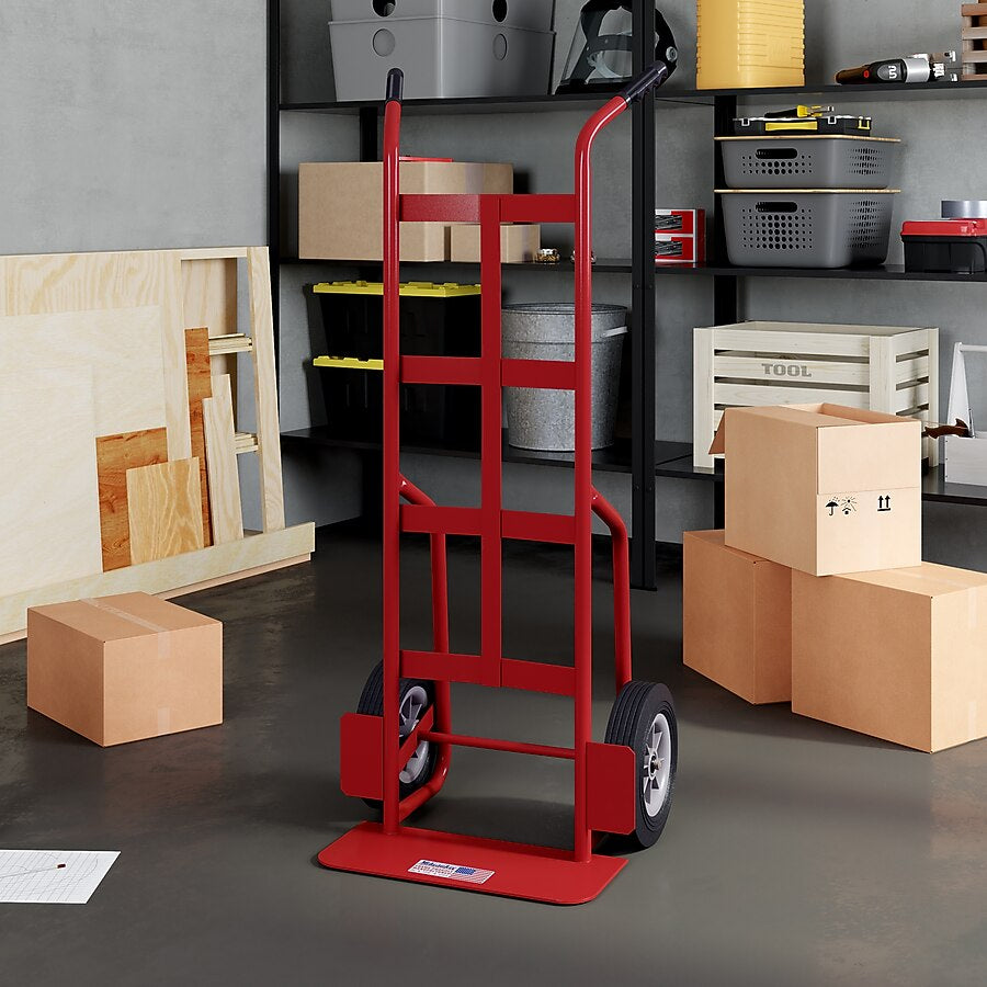 Milwaukee 800-lb Capacity 2 Wheel Red Steel Standard Hand Trolley