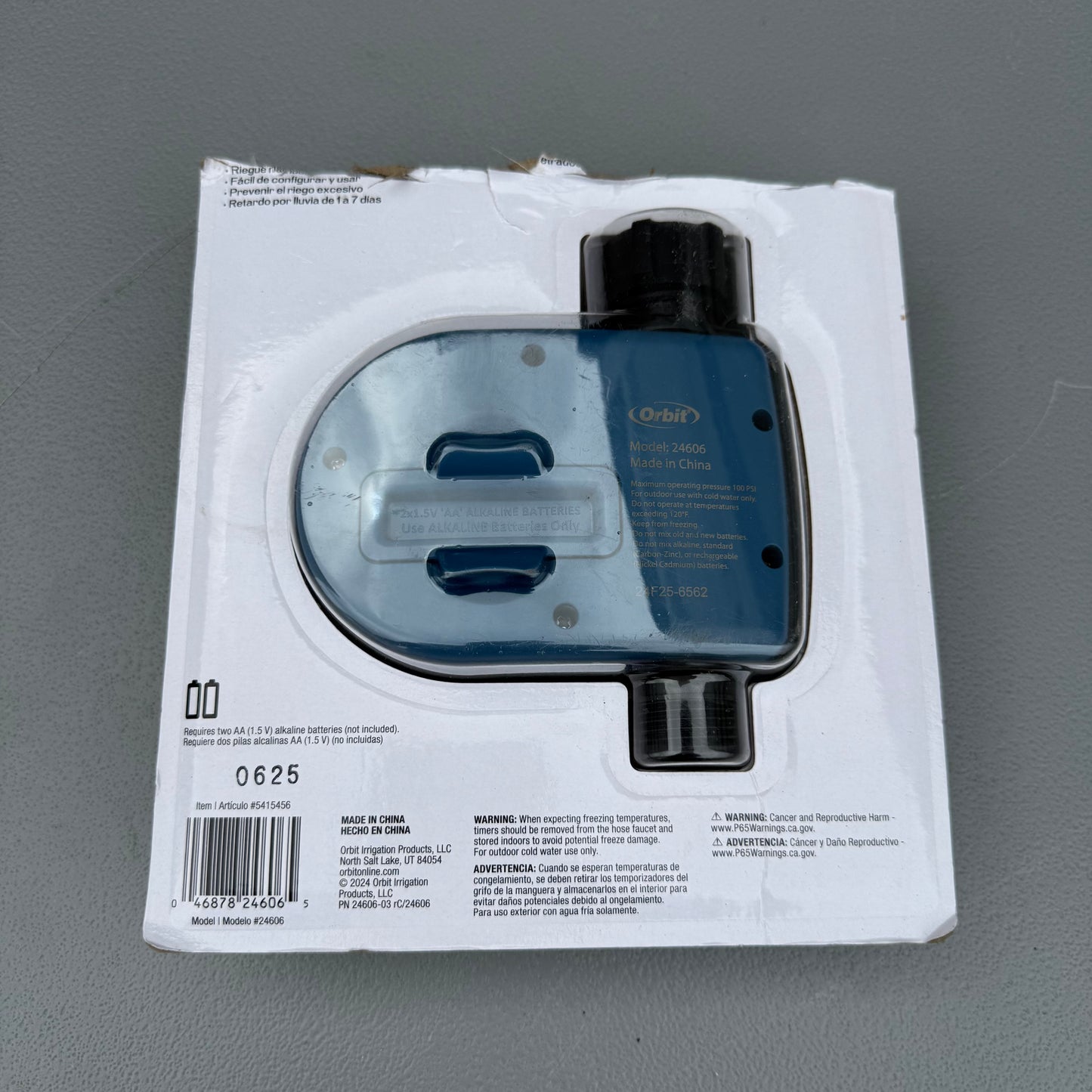Orbit 1 Output Port Stationary Digital Hose End Timer