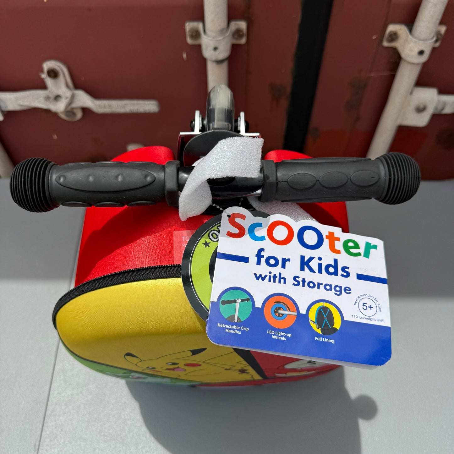 Pokemon Kids' Hardside Carry On Scooter Suitcase