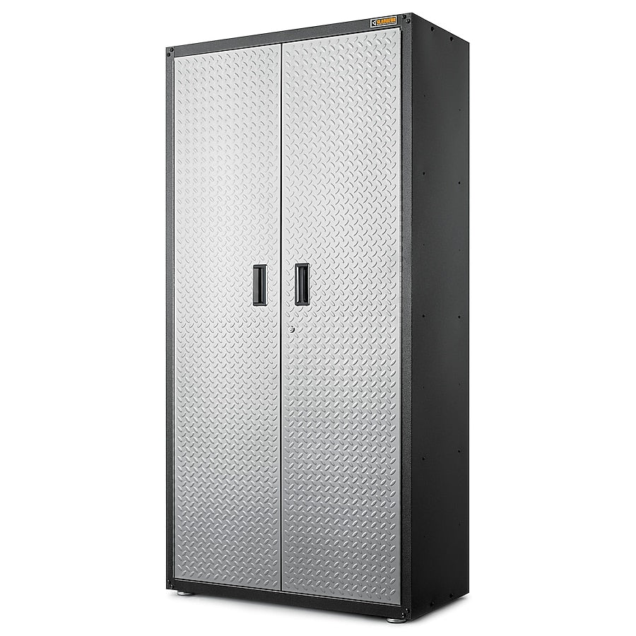 Gladiator Ready-to-Assemble Large GearBox 36-in W x 72-in H x 18-in D  Freestanding or Wall-Mounted Steel Garage Cabinet - Gray