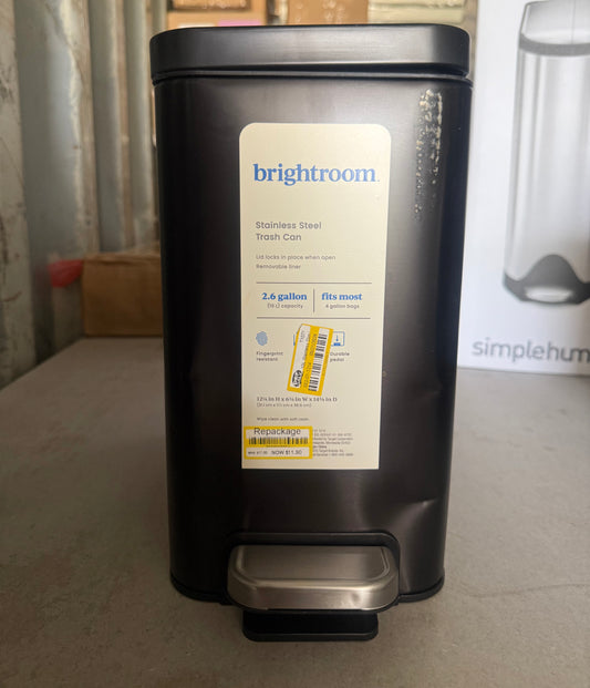 10L Stainless Slim Step Trash Can - Brightroom™