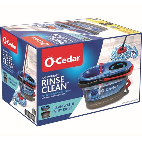O-Cedar RinseClean Spin Mop & Bucket System: Cleaning Tools and Accessories