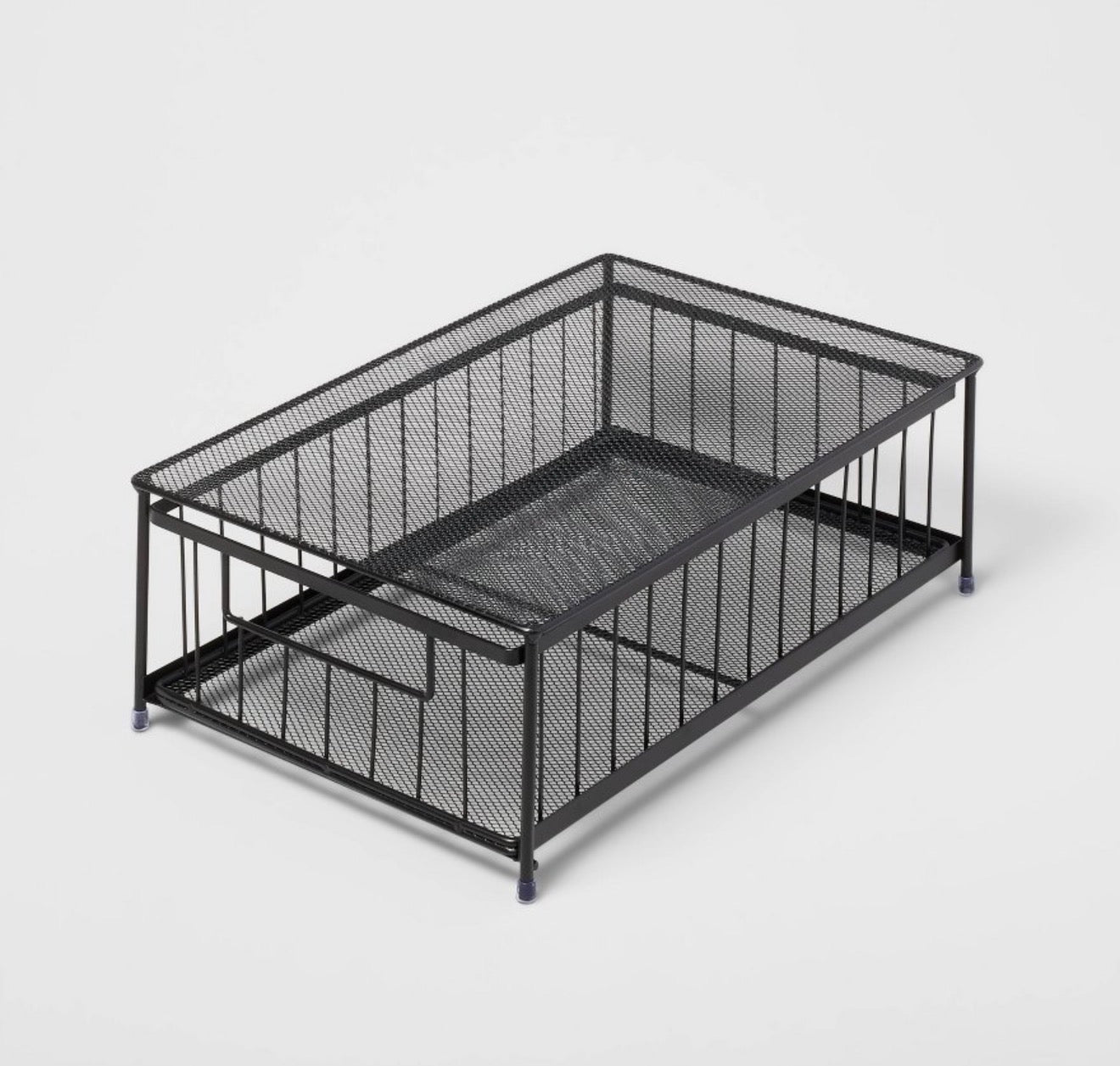 Set of 3 Small Stackable Steel Slide Out Drawer - Brightroom™