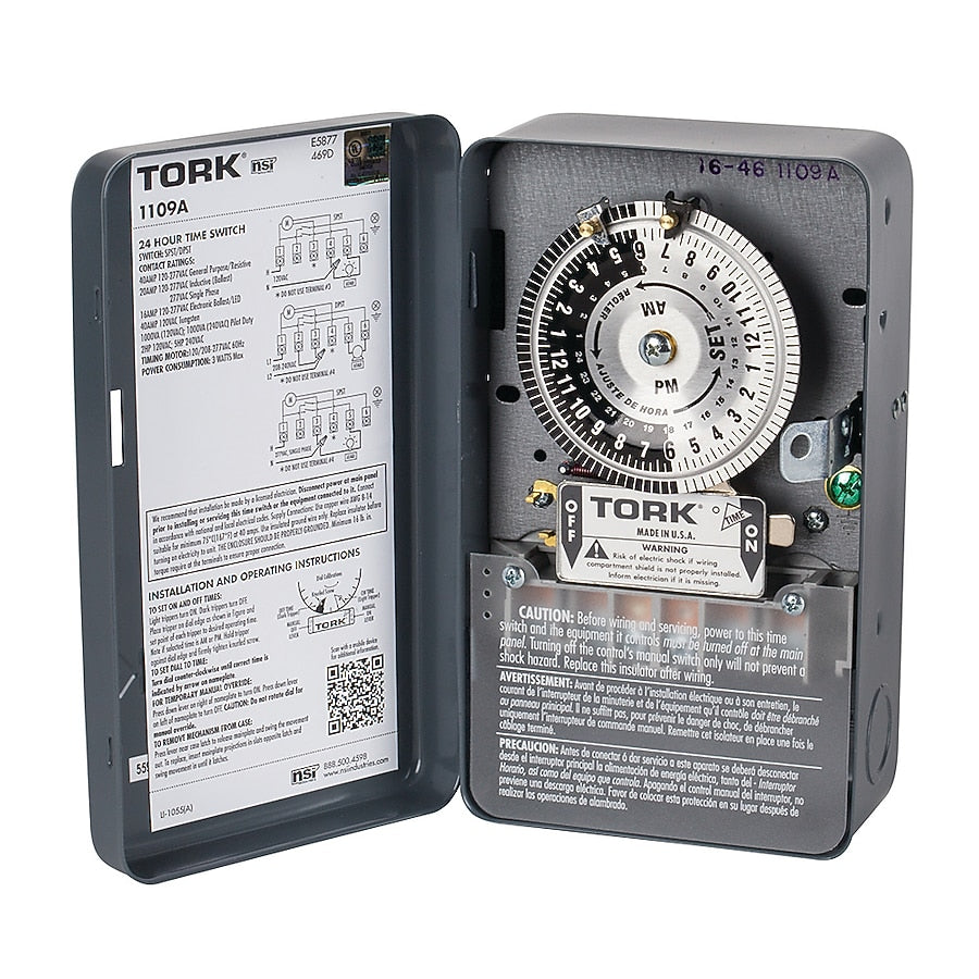 TORK 40 -Amps 120/277-Volt Indoor Programmable Digital Lighting Timer