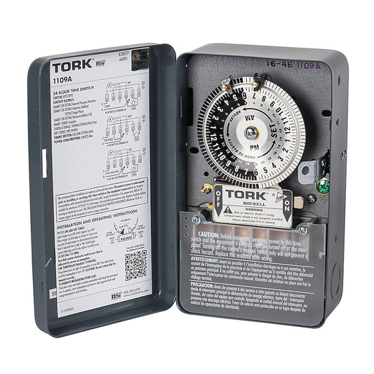 TORK 40 -Amps 120/277-Volt Indoor Programmable Digital Lighting Timer