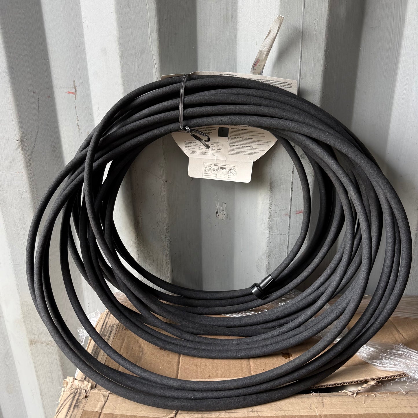 Element 3/8-in x 75-ft Kink Free Rubber Black Soaker Hose